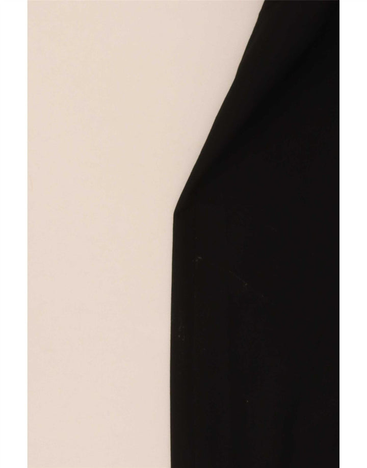 Gerade Chino-Hose für Damen von Zara, EU 40, Mittel W30 L34, Schwarz, Polyester