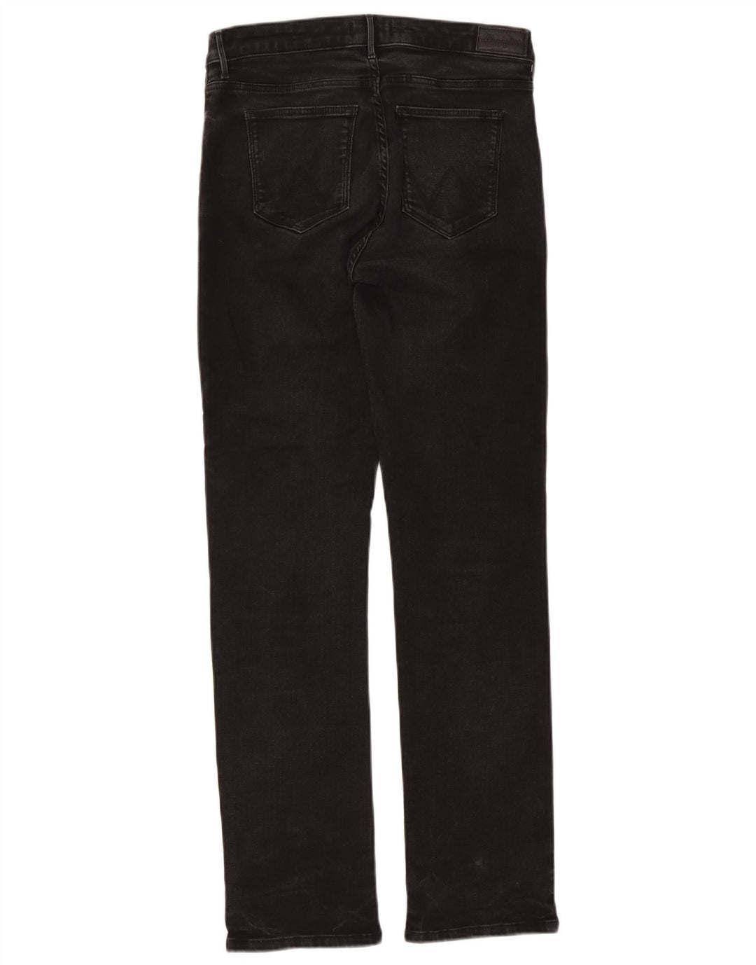 Wrangler Damen Straight Jeans W32 L32 Schwarze Baumwolle