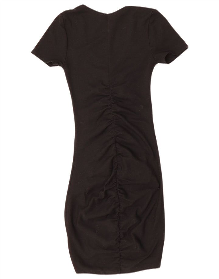 ZARA Damen, figurbetontes Kleid, Größe S, Schwarz