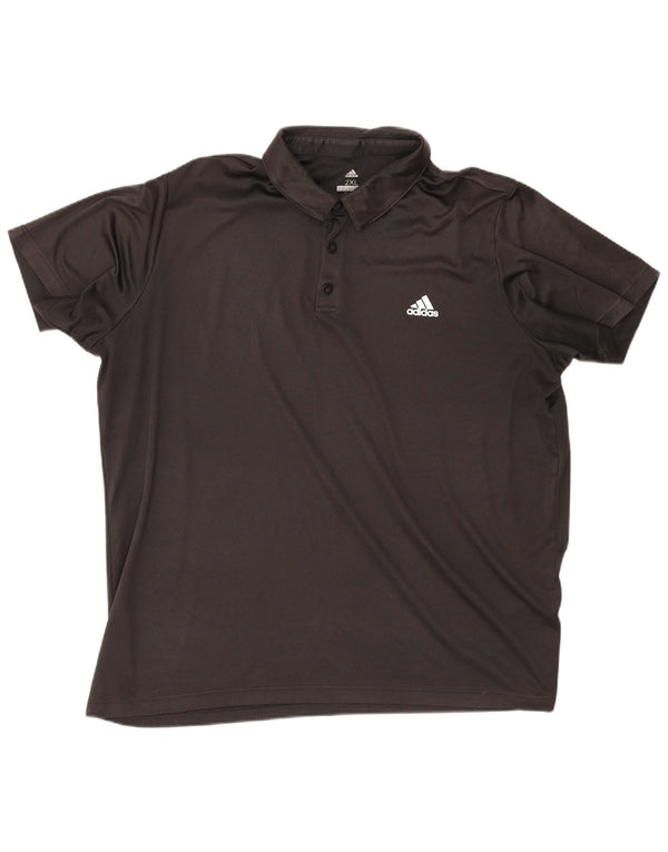 Adidas Herren Climalite Poloshirt 2XL Schwarz