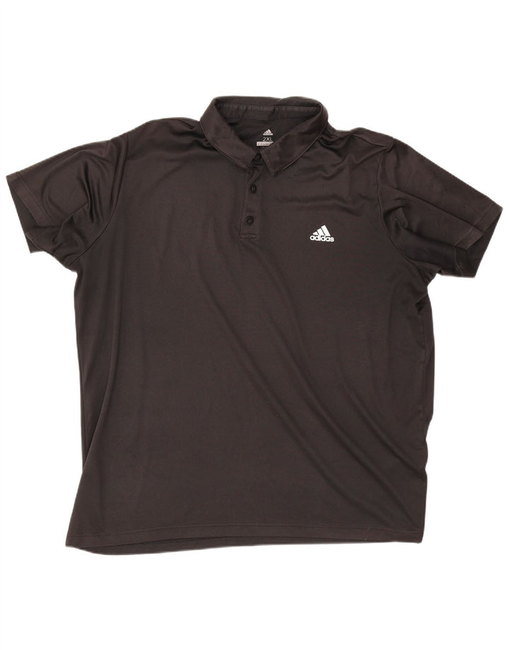 Adidas Herren Climalite Poloshirt 2XL Schwarz