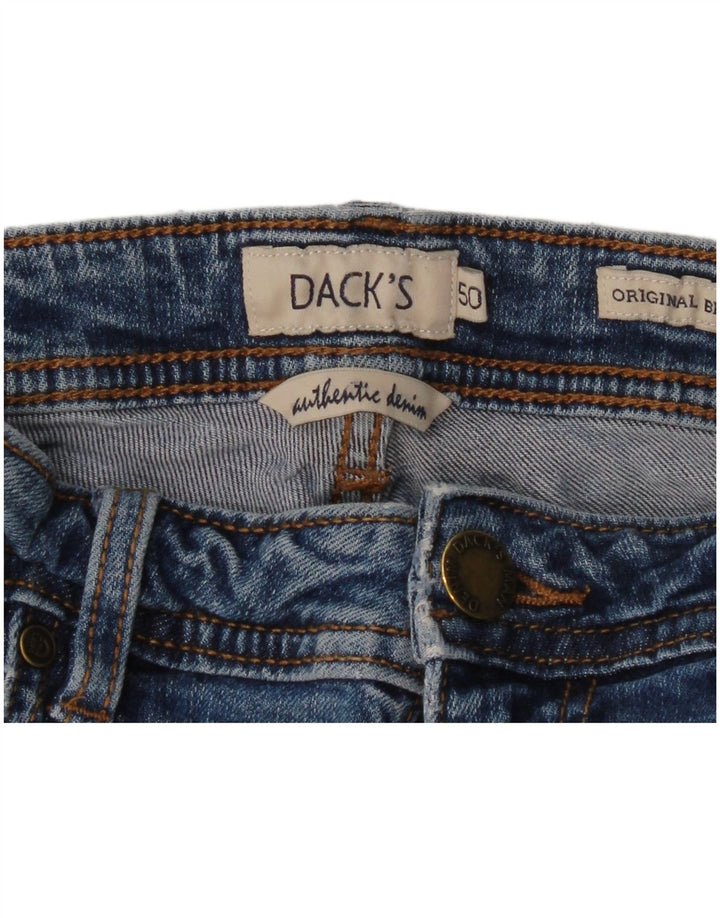 Dack's Herren Straight Jeans IT 50 Large W32 L31 Blau