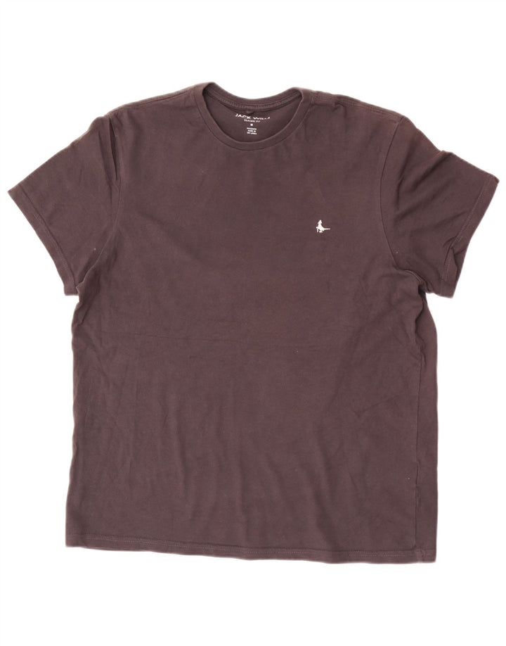 Jack Wills Herren-T-Shirt mit klassischer Passform, mittelschwarze Baumwolle