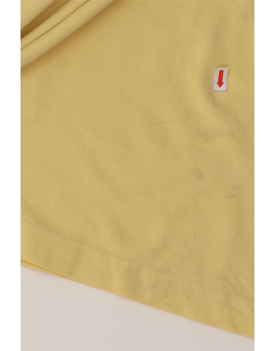 Kappa Herren-Poloshirt, groß, gelbe Baumwolle