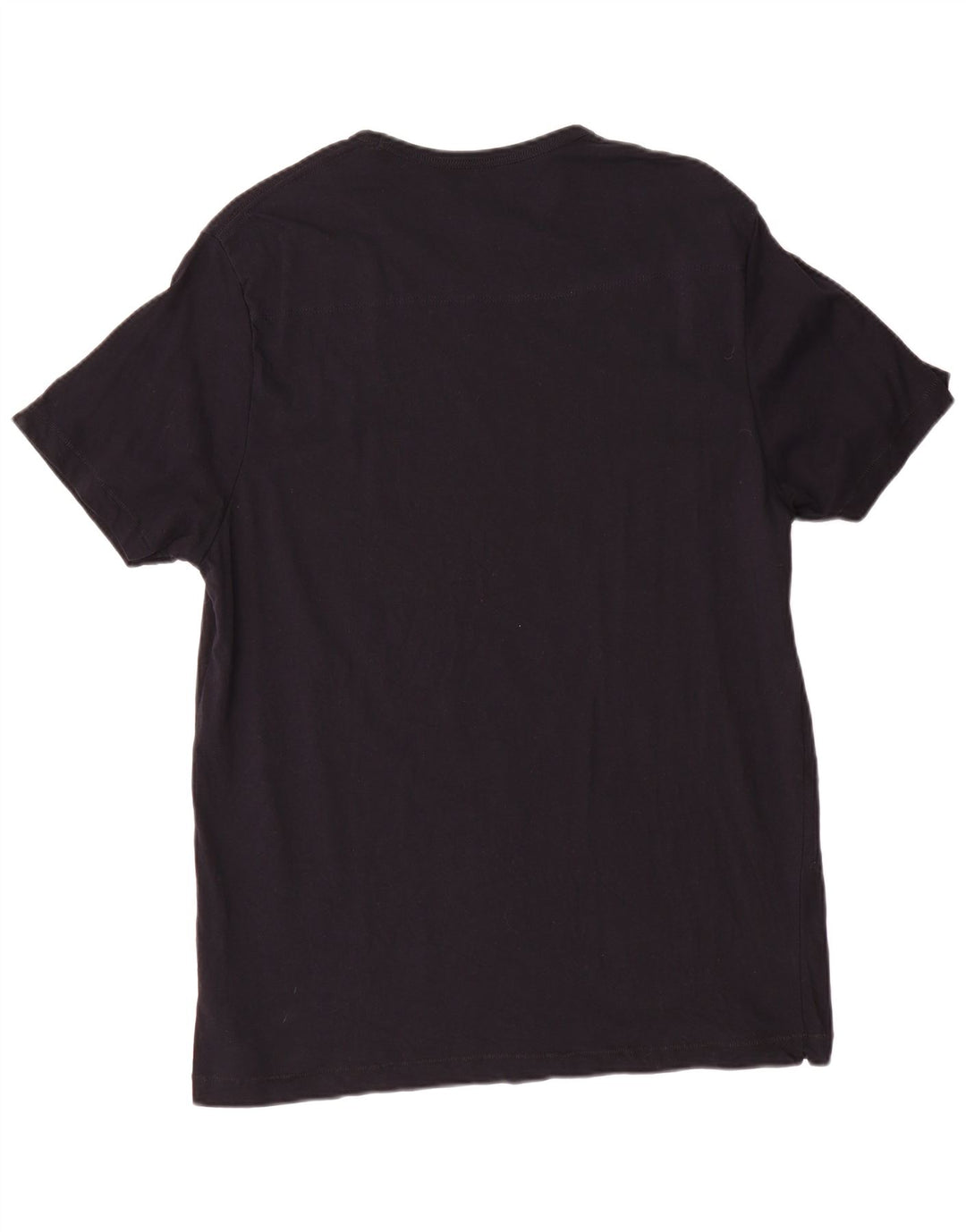 French Connection Herren T-Shirt Top XL Schwarz Baumwolle
