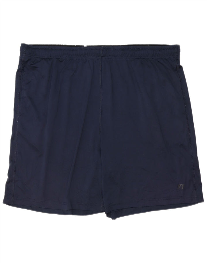 RUSSELL ATHLETIC Herren Sportshorts XL Marineblau Polyester