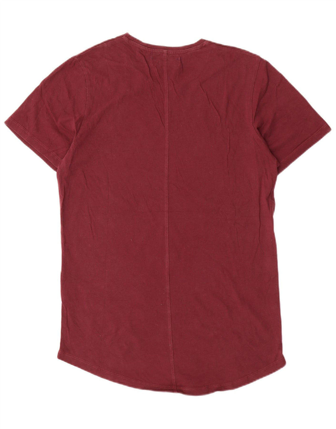 Jack & Jones Herren-T-Shirt-Oberteil, mittelgroß, Burgunderrot, Baumwolle