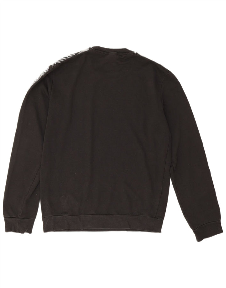 Adidas Herren Grafik-Sweatshirt-Pullover, mittelschwarz, Baumwolle