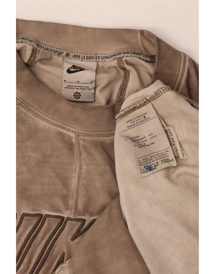 Nike Herren-Sweatshirt mit Grafik, mittelbeige Baumwolle