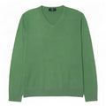 Marks & Spencer Herren-Pullover mit V-Ausschnitt, groß, grünes Acryl