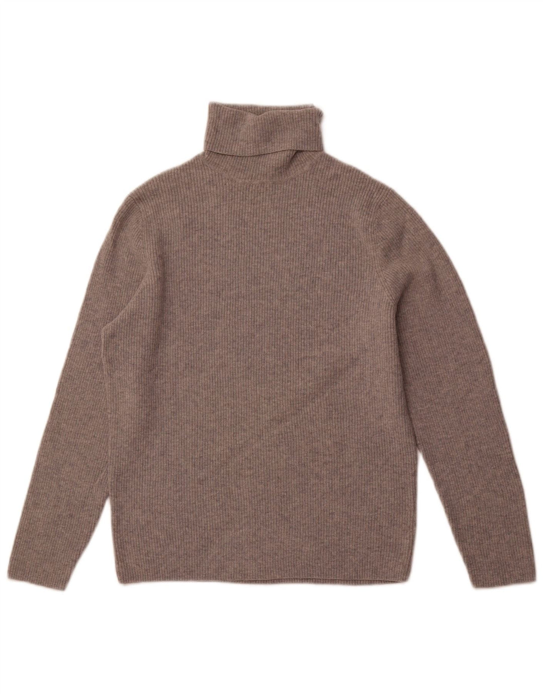 MASSIMO DUTTI Damen-Pullover mit Rollkragen, Gr. 16, große graue Wolle