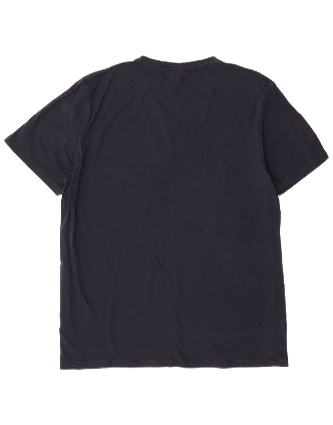 REISS Womens T-Shirt Top Large Navy Blue Cotton