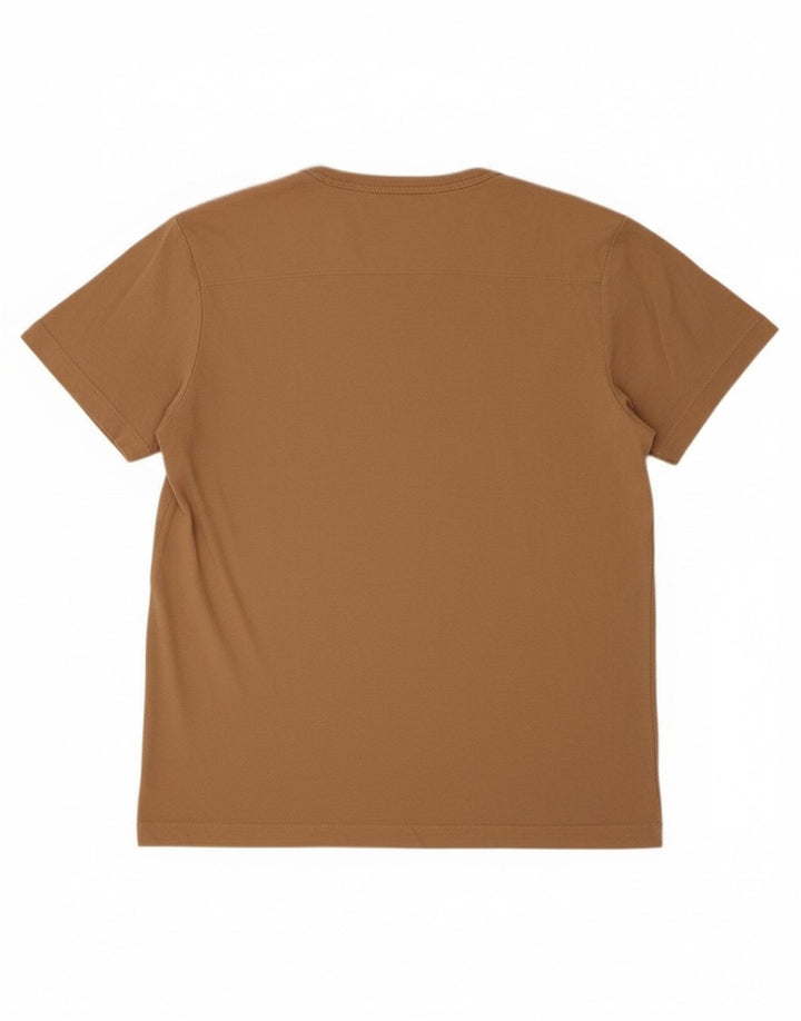 FRENCH CONNECTION Mens T-Shirt Top Small Beige Cotton