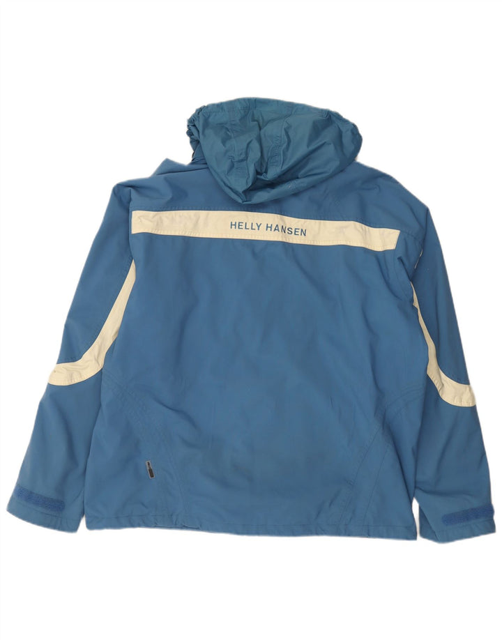 Helly Hansen Herren-Windbreakerjacke mit Kapuze, UK 40, Größe L, Blau, Farbblock