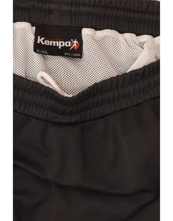 VINTAGE Herren-Sportshorts mit Grafik, 2XL, Grau, Farbblock