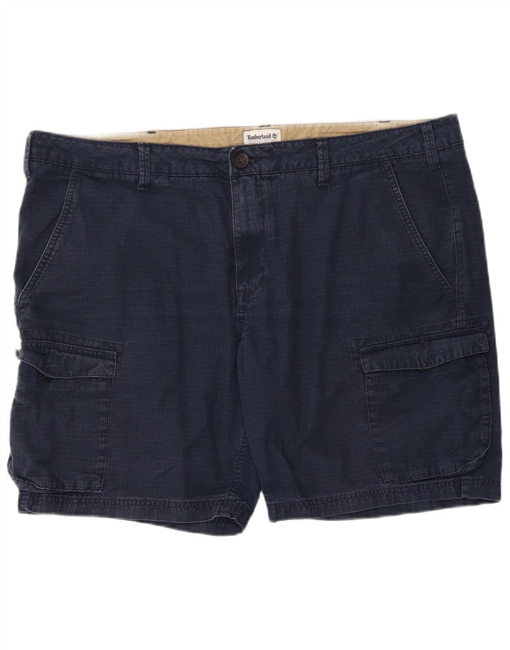 TIMBERLAND Herren Cargo Shorts W40 XL Marineblau Baumwolle