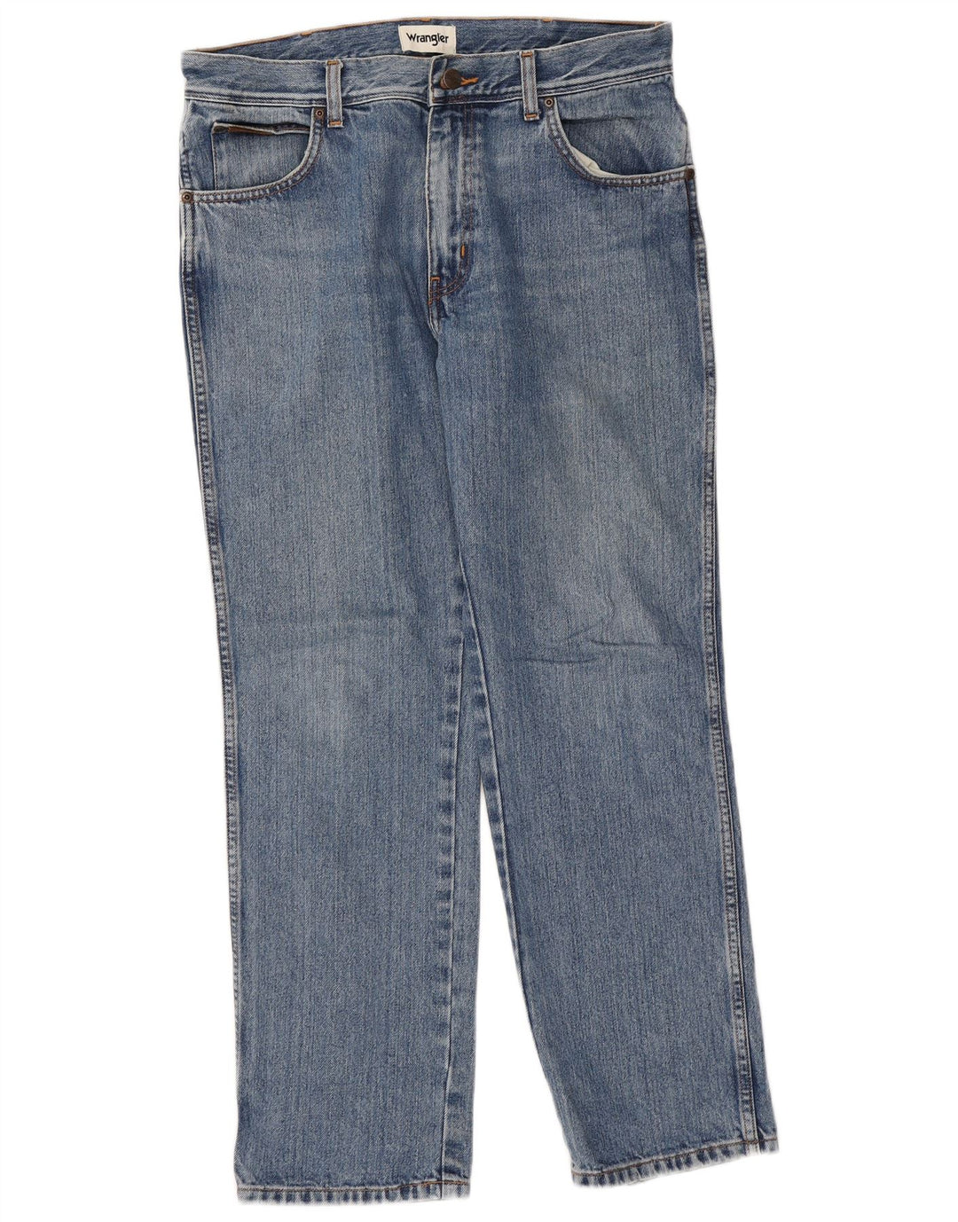 Wrangler Herren Texas Straight Jeans W34 L30 Blaue Baumwolle