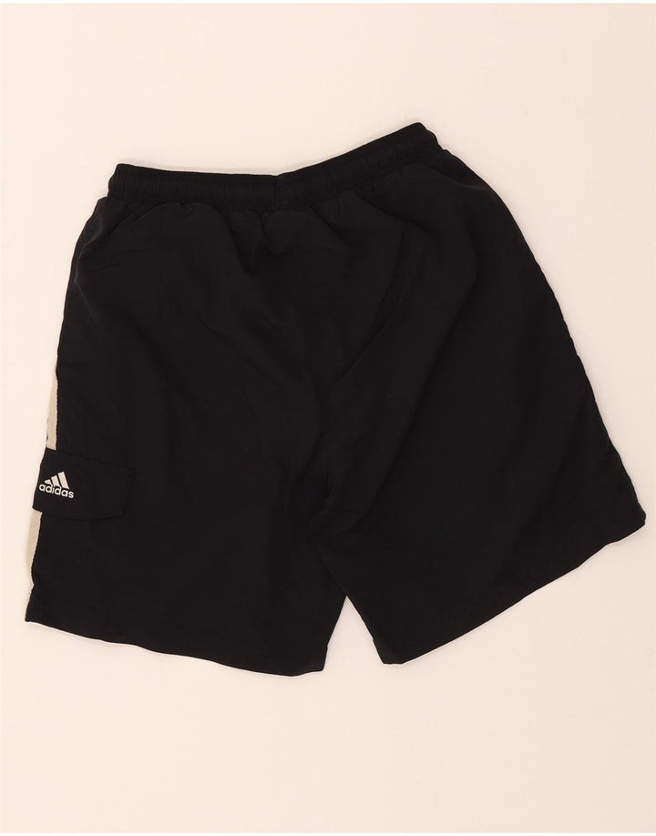 ADIDAS Mens Sport Shorts Small  Black Polyester Vintage Adidas and Second-Hand Adidas from Messina Hembry 