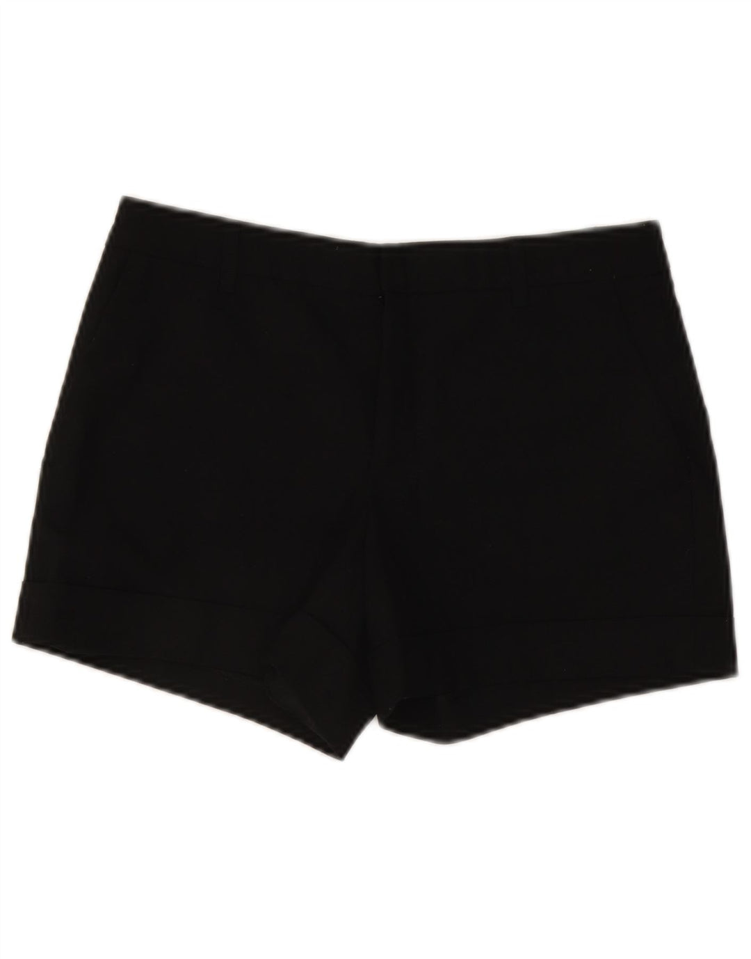 Zara Damen Chino-Shorts, Größe S, W26, Schwarz, Polyester