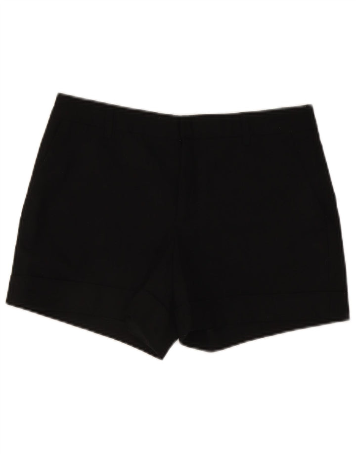 Zara Damen Chino-Shorts, Größe S, W26, Schwarz, Polyester