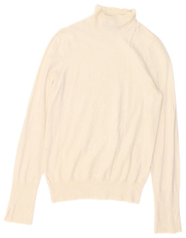 Rollkragenpullover für Damen von Zara, Gr. 10, Beige