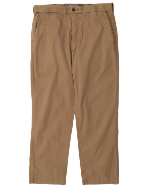 Marks & Spencer Herren-Chinohose, normal, W34, L29, Beige, Baumwolle
