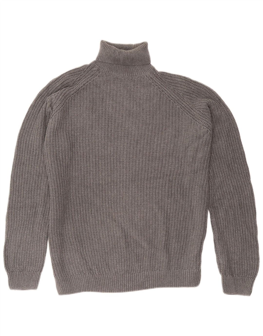 Rollkragenpullover für Herren von Zara, Größe L, Grau