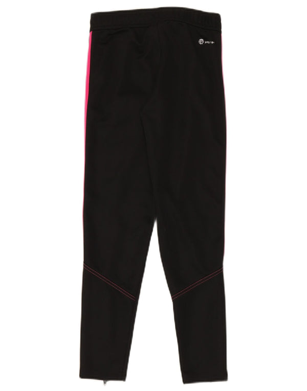 Adidas Jungen Aeroready Trainingshose 9–10 Jahre, schwarzes Polyester