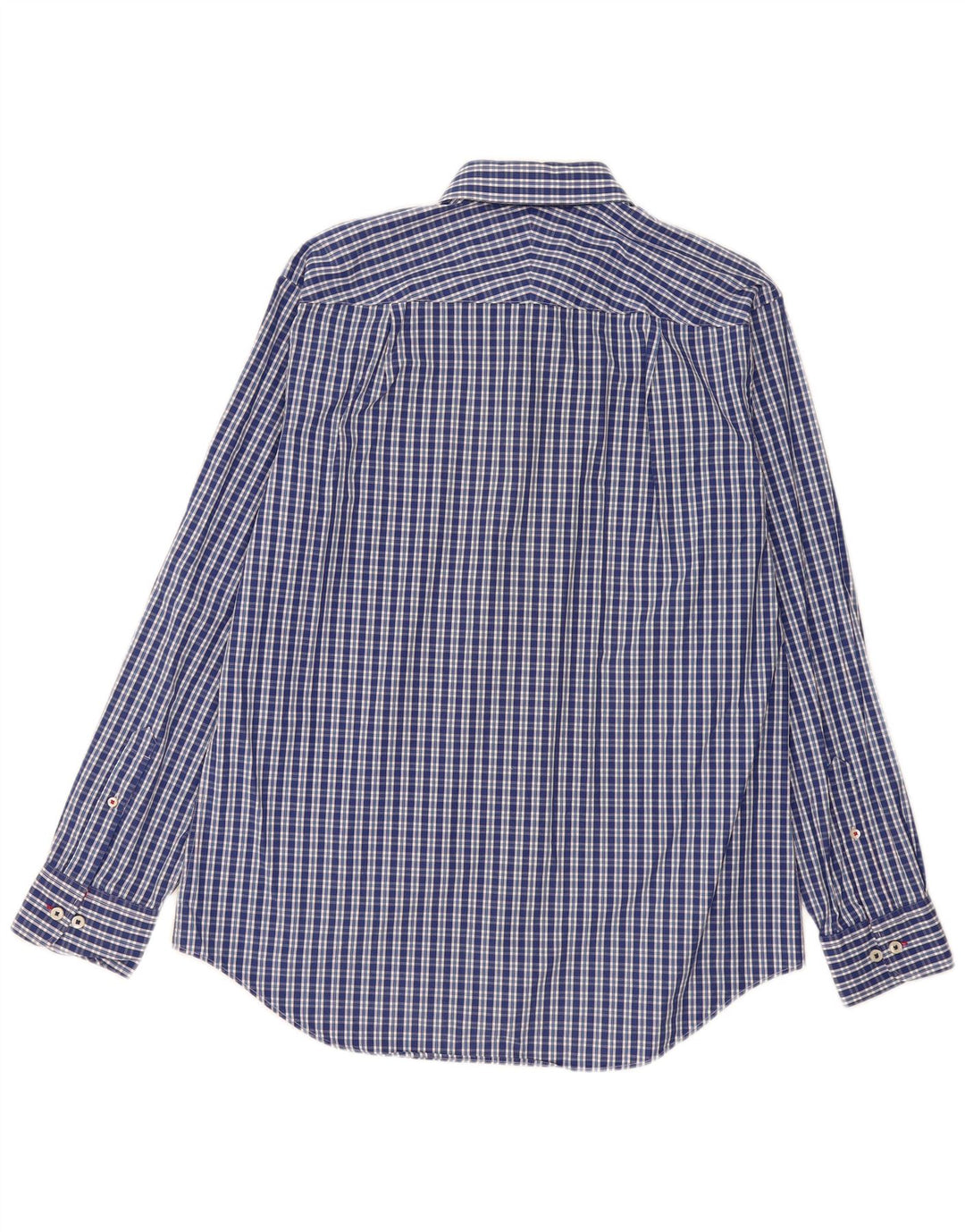 Charles Tyrwhitt Herrenhemd, groß, blau kariert, Baumwolle