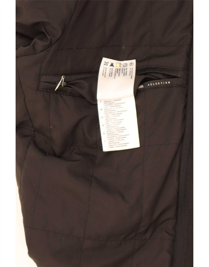 S.Oliver Herren Utility Jacke UK 42 XL Schwarze Wolle