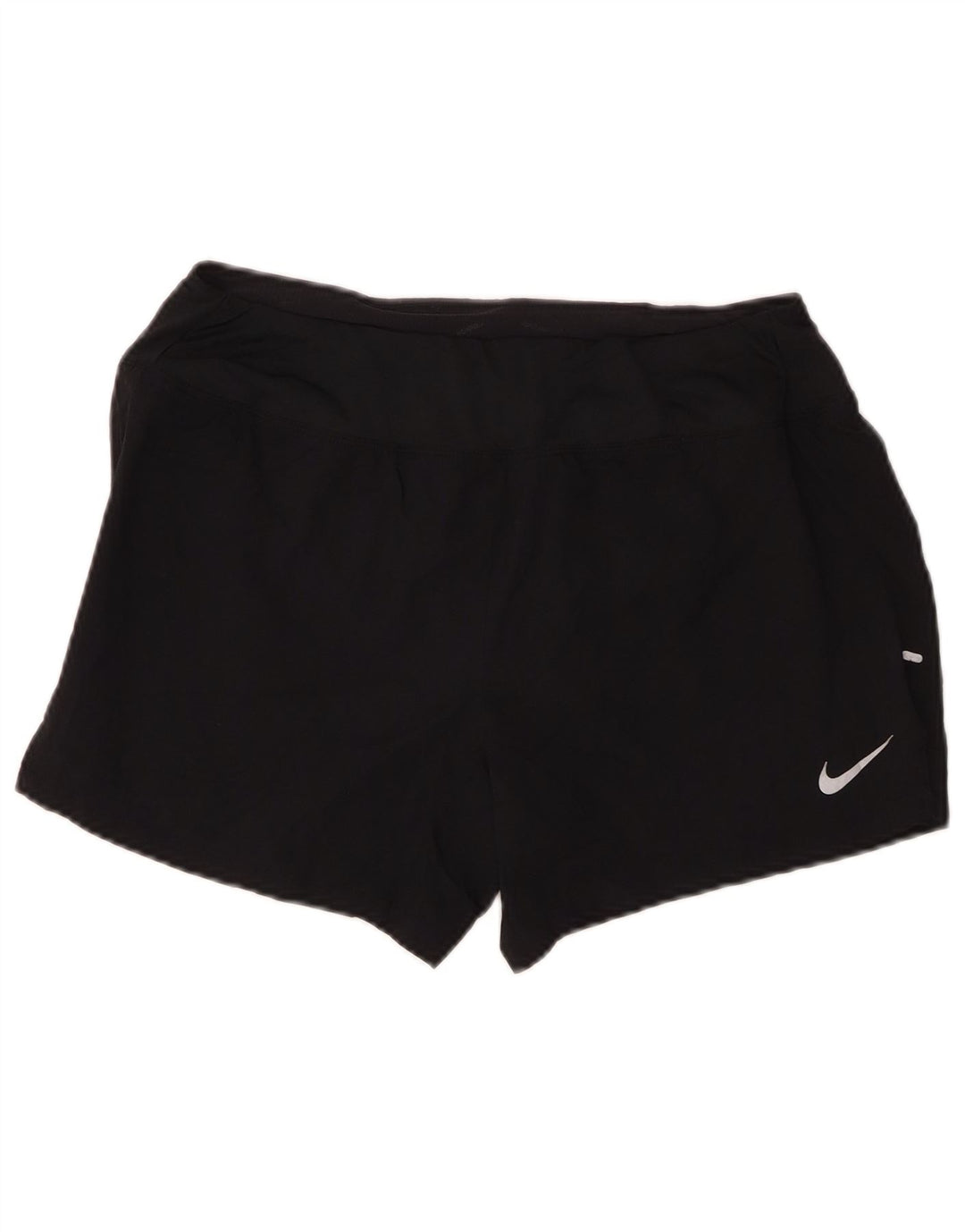 Nike Damen Dri Fit Regular Sport Shorts UK 14 Medium Schwarz Polyester