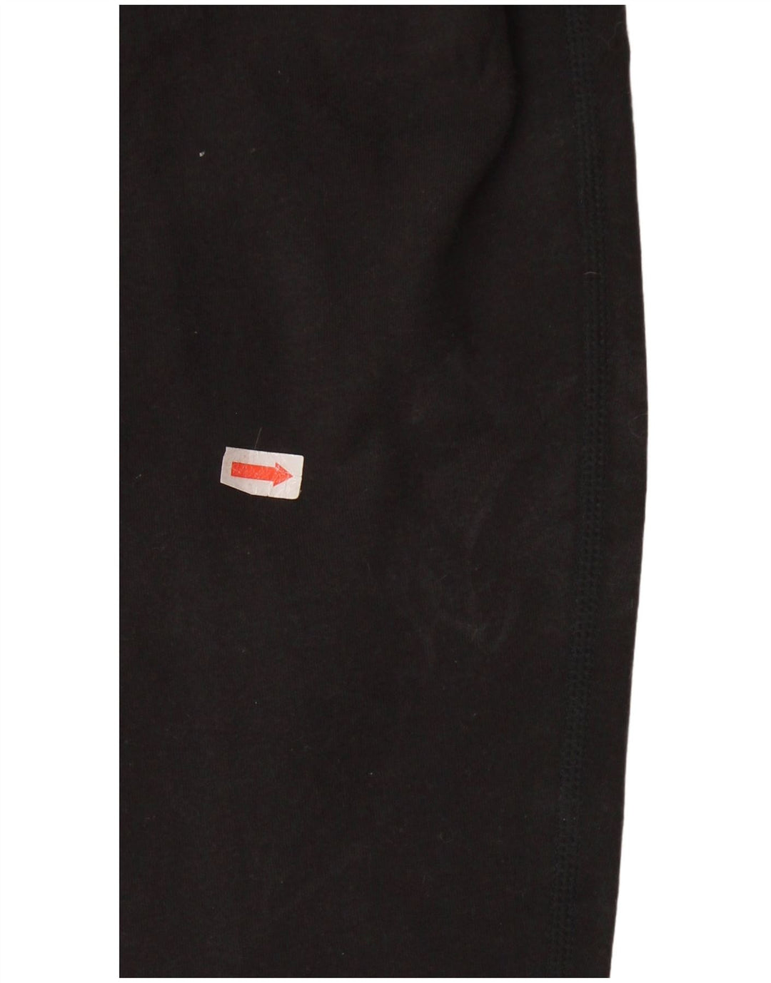 REEBOK Damen Leggings UK 10 Small Schwarz Colourblock Baumwolle