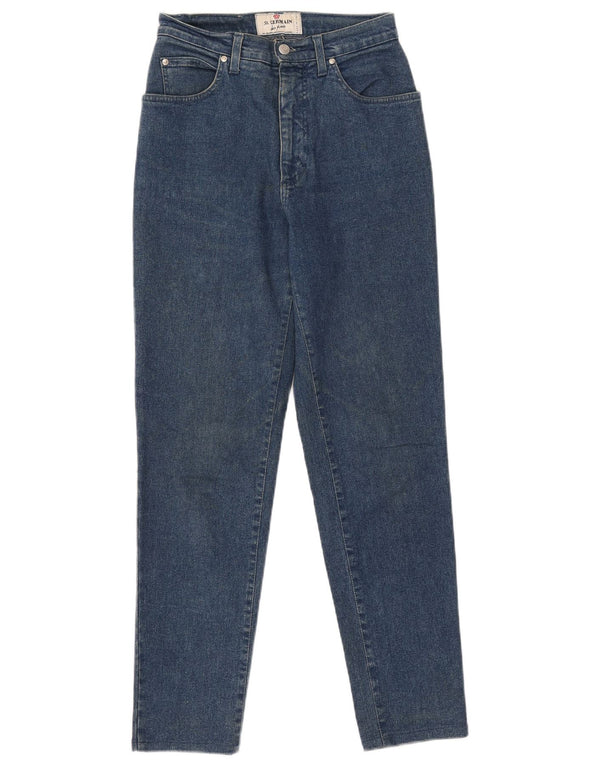 St. Germain Damen Tapered Jeans IT 44 Medium W27 L29 Blaue Baumwolle