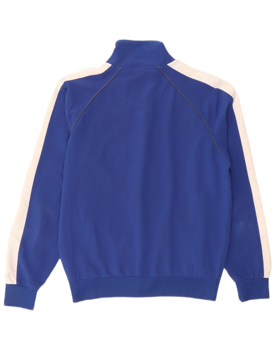 Arena Herren-Trainingsanzug-Oberteil, Jacke, klein, blaues Farbblock-Polyester