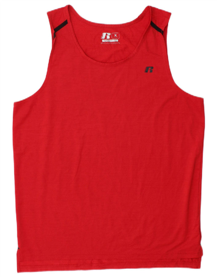 RUSSELL ATHLETIC Herren Dri-Power Weste Top Mittelrotes Polyester