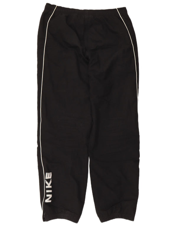 Nike Mens Graphic Tracksuit Trousers Joggers Medium Black Polyester