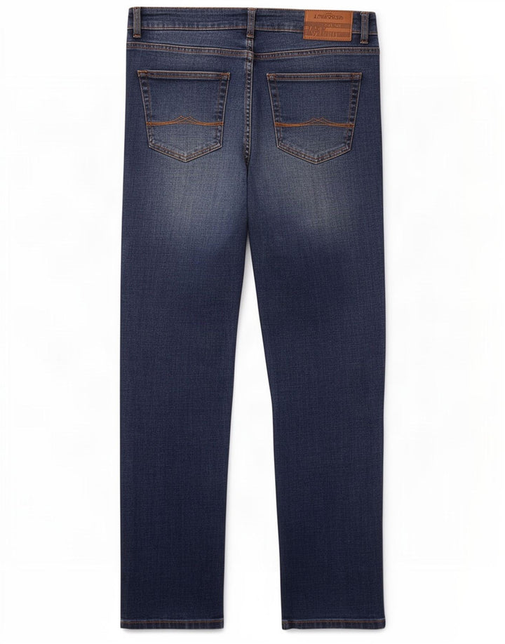 Jack Wills Herren Slim Jeans W34 L31 Marineblaue Baumwolle