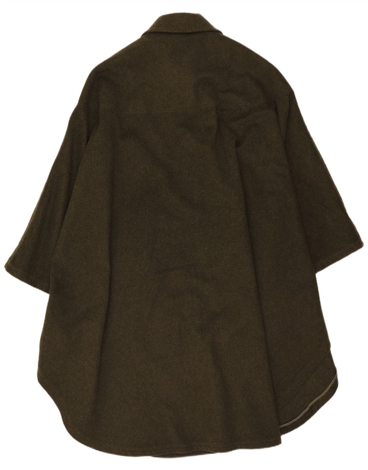 Weyrer Herren Cape-Mantel, Einheitsgröße, Khaki, Wolle