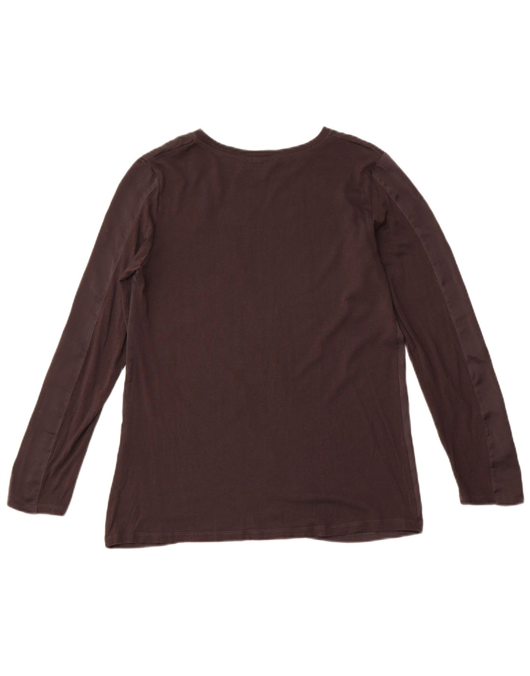 ZARA Damen Top Langarm UK 12 Medium Schwarz Synthetik