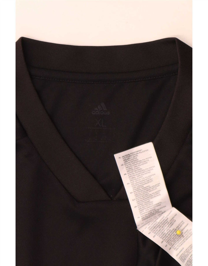 Adidas Herren Climacool T-Shirt Top XL Schwarz Polyester