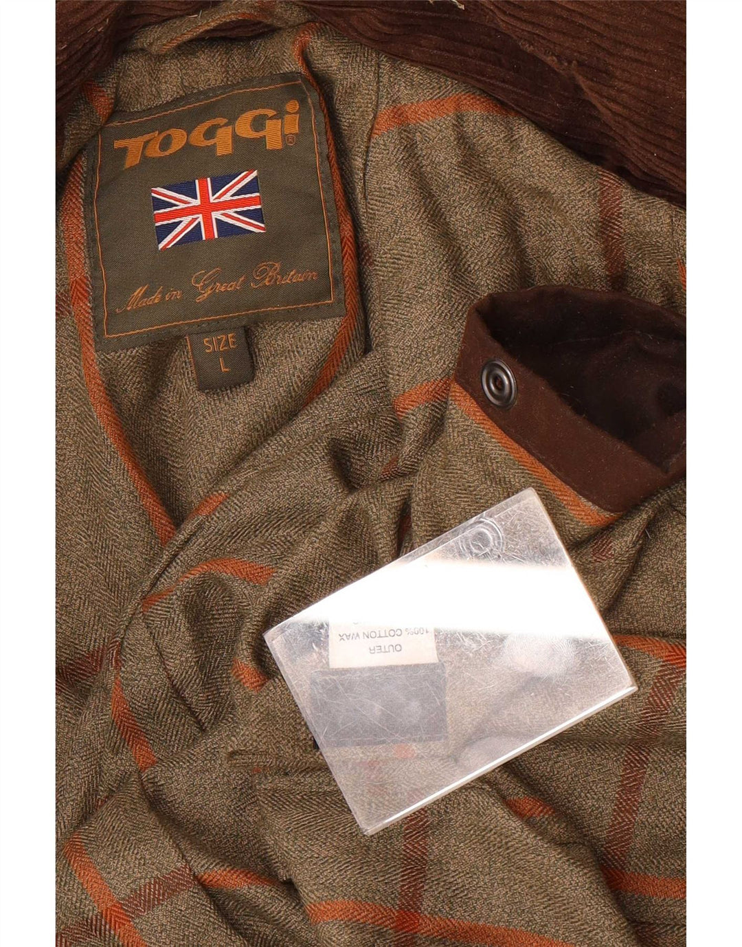 Toggi Damen Übergroßer gewachster Baumwollmantel UK 16 Large Braun