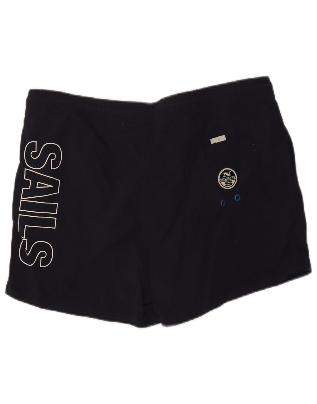 NORTH SAILS Herren-Badeshorts mit Grafik, mittelblau, Polyamid