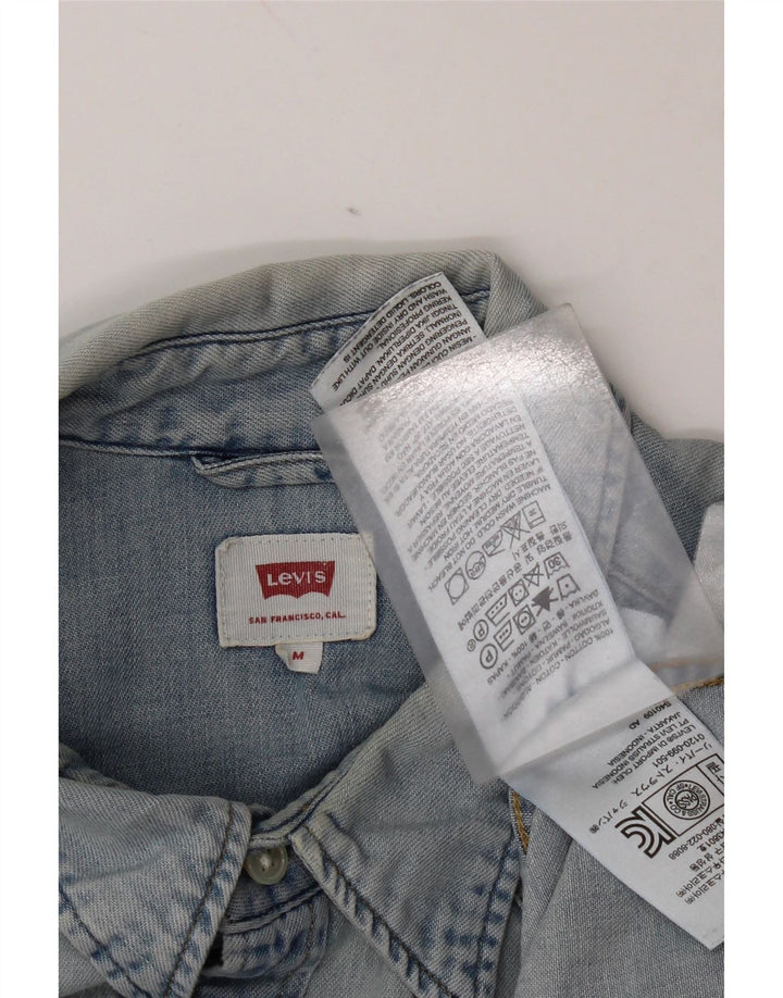 Levi's Herren-Jeanshemd aus mittelblauer Baumwolle
