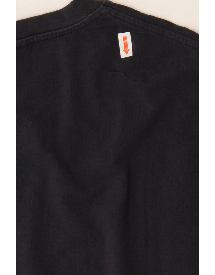 TRUSSARDI JEANS Herren T-Shirt Top Mittelschwarz Baumwolle