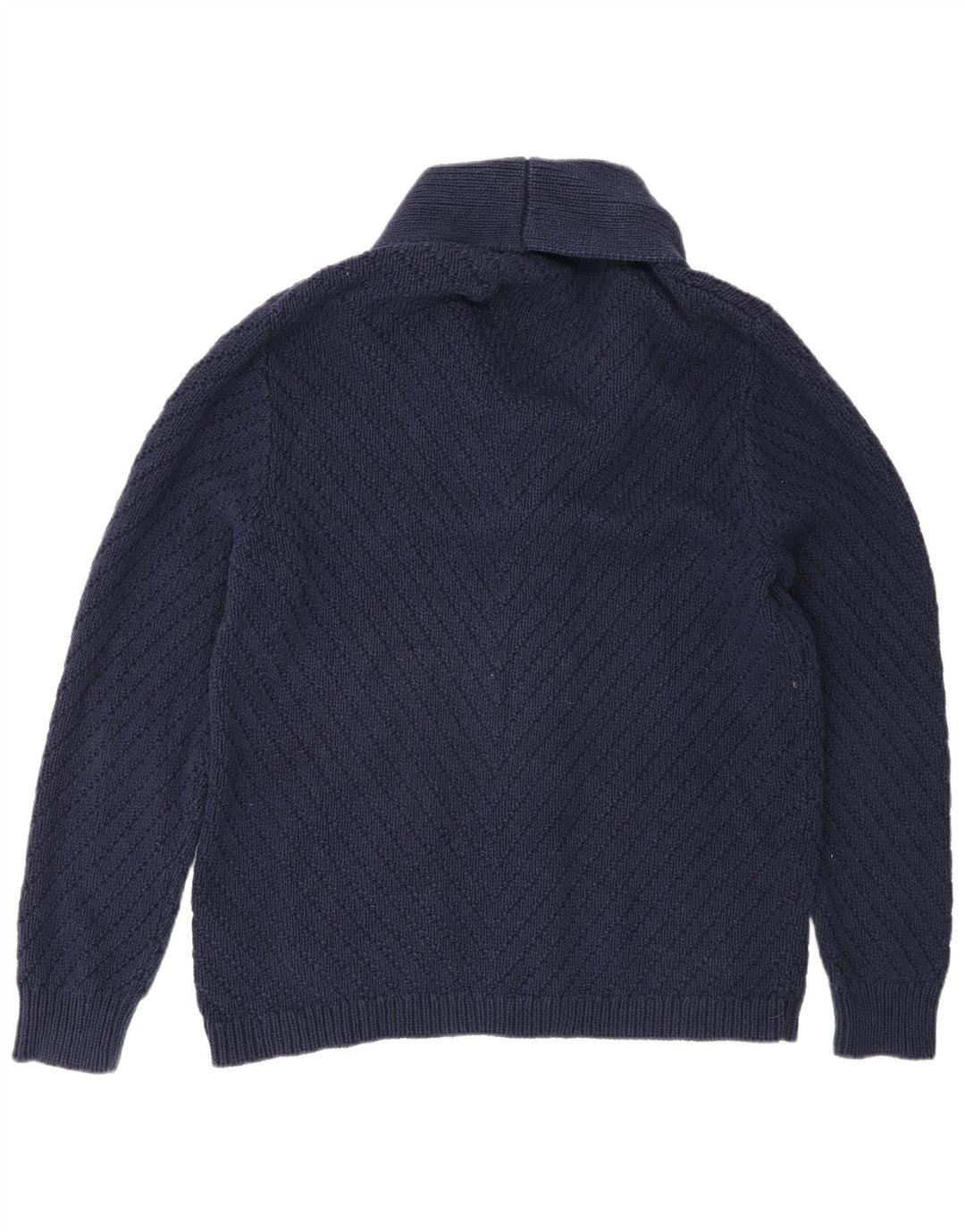 J. Crew Herren-Strickjacke, groß, marineblau, Baumwolle