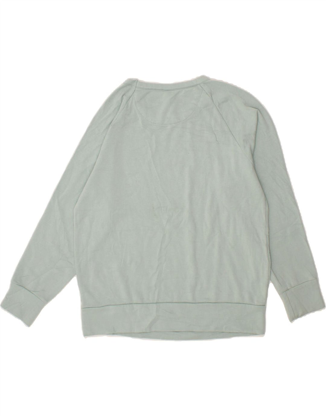 EDDIE BAUER Womens Sweatshirt Jumper UK 14 Medium Blue Polyester Vintage Eddie Bauer and Second-Hand Eddie Bauer from Messina Hembry 