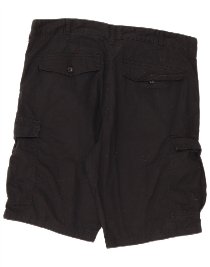Mountain Warehouse Herren-Cargoshorts W34 Large aus schwarzer Baumwolle