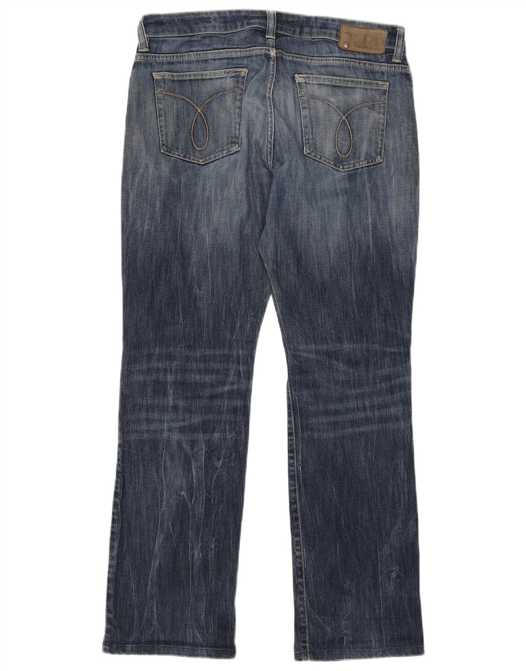Calvin Klein Herren Straight Jeans W34 L31 Marineblau