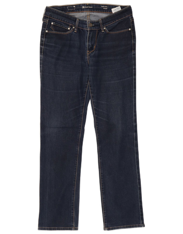 Levi's Damen Demi Curve Modern Rise Straight Jeans W28 L28 Marineblau