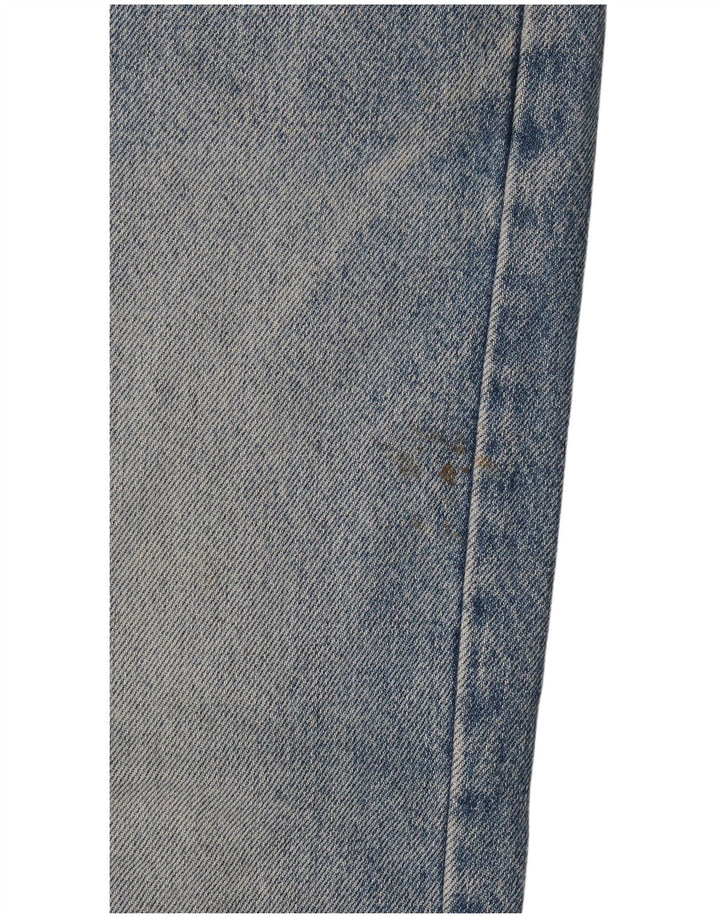 Lee Damen Chicago Straight Jeans W32 L29 Blaue Baumwolle